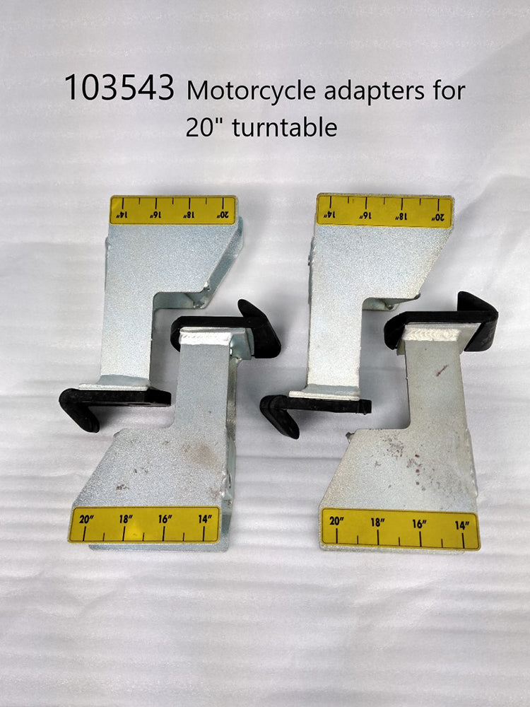 Clamp Adapters - Motorcycle (Non-Adjustable Turntable)